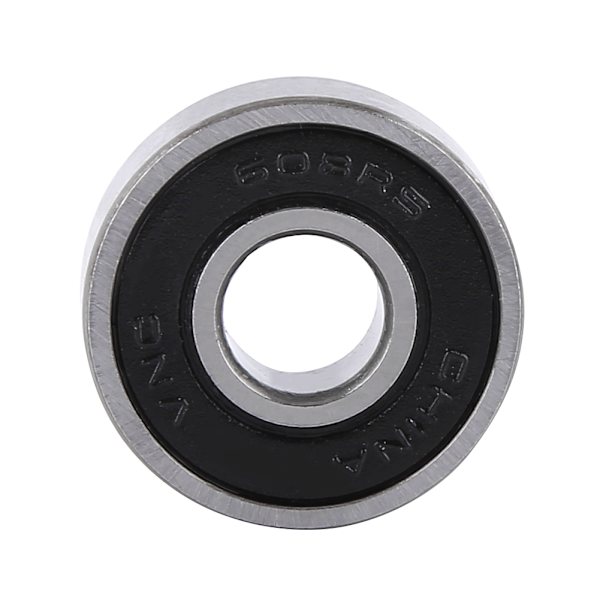 10 STK 608-2RS kugleleje Dobbeltsidet sort gummiforseglet dyb rille