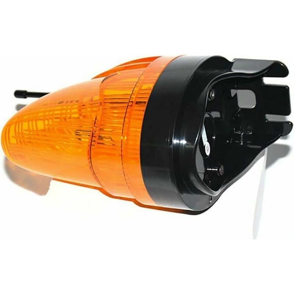 – 220V LED-blinklys til automatiske porte – Integreret antenne – 360° lys – Blinkende og konstant tilstand – IP65-beskyttelse