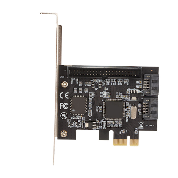 PCIe 2.0 SATA-kort 2 porte 40pin interface 6.0 Gbps 3.0 Gbps 1.5 Gbps SSD PCI E til SATA udvidelseskort til Win