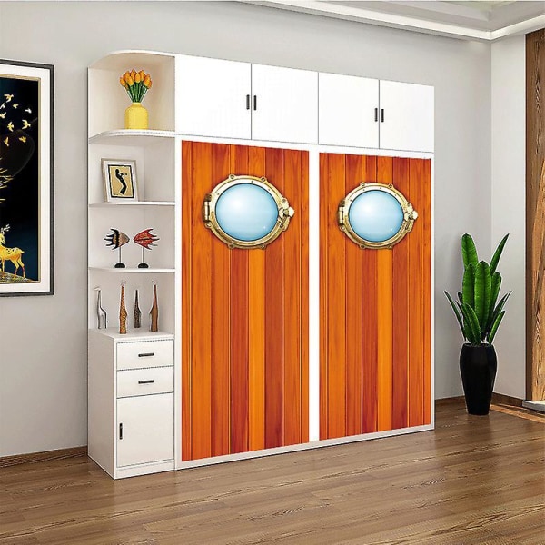 3D-puinen ovitarra seinämaalaukseen jahtiin viinikellariteemalla - vedenpitävä PVC-taustakuva makuuhuoneeseen, kylpyhuoneeseen, keittiöön - 95x215cm