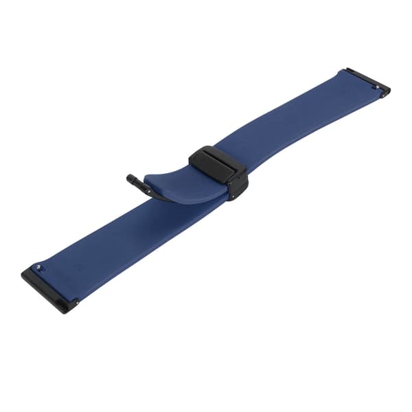 Silikonband Quick Release Sportklockarmband med 24 mm magnetiskt fällbart spänne, passar för Suunto 7 9 D5i Midnight Blue