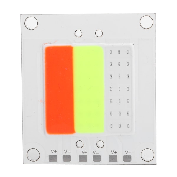 40X45mm 50W LED integreret lyskilde Højeffekt COB-pære Flood-lys Rød Grøn Blå