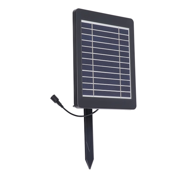 Solcelledrevet iltpumpe - 3-trins justerbar luftpumpe med 6V 4W solpanel til fiskebeholder