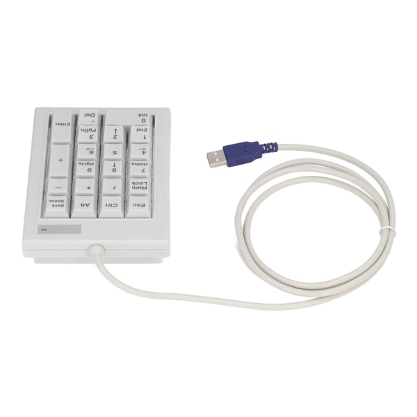 21 Key Numeric Keypad DC 5V Linear Action Switch Mini Kannettava USB numeronäppäimistö liukumattomilla jaloilla kannettaville pöytätietokoneille
