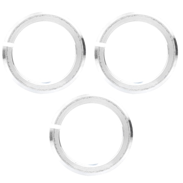 3 stk aluminiumslegering sykkel foran gaffel pedal skive lager headset avstandsstykke 28,6 mm