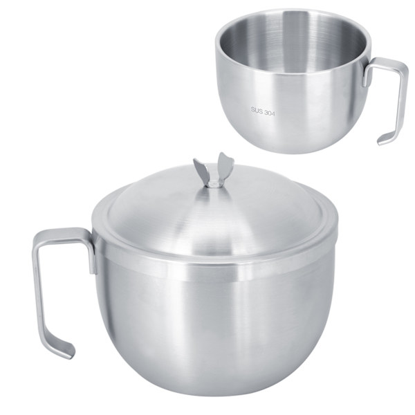 304 rustfrit stål nudler skål dobbelt-lag isoleret store kapacitet suppe skåle 1000ml