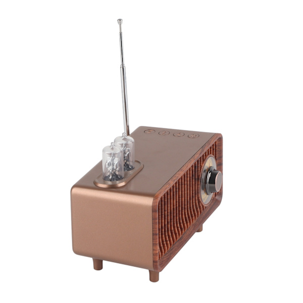 B9 Retro Bluetooth högtalare med låg latens USB -stationära retrohögtalare med radio för stationära datorer