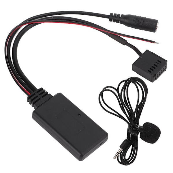 6000CD Bluetooth Audio Aux Adapter Kabel Håndfri med Mikrofon Erstatning for Ford Focus Mondeo Fiesta Fusion Transit