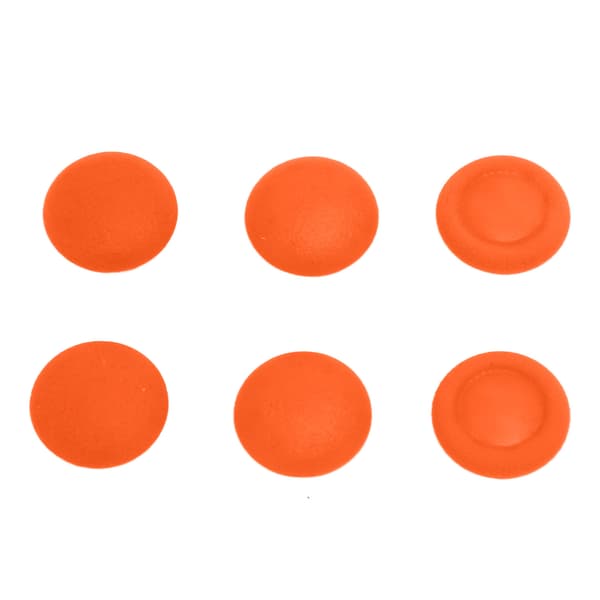 3D Joystick Knappskydd 6 i 1 Halkskydd Ersättning Tummgrepp för PS5 Elite Controller Orange