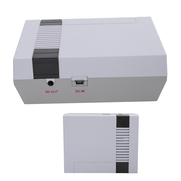 Mini 8-bittinen retro-TV-pelikonsoli, jossa kaksoisohjaintuen tuki TV-lähdölle 110-240VUS-pistoke