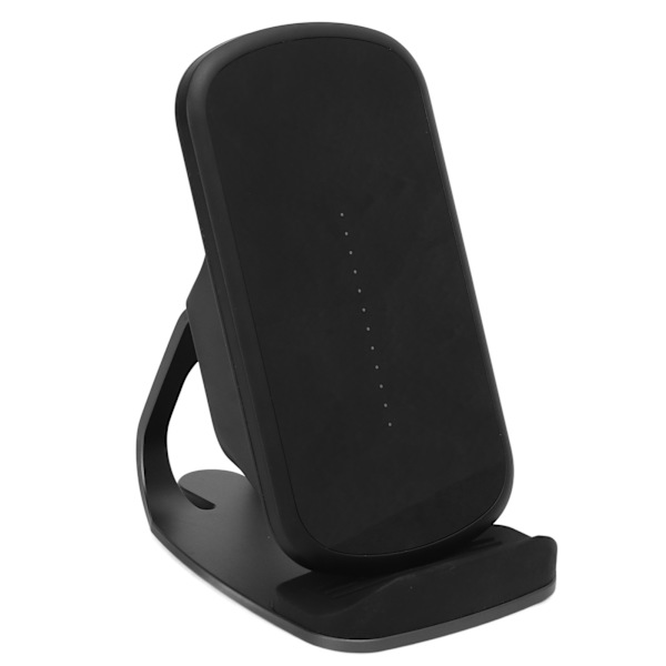 Trådløs oplader 15W hurtigopladningsstativ Dock Safe Sort Universal til IPhone 12 13