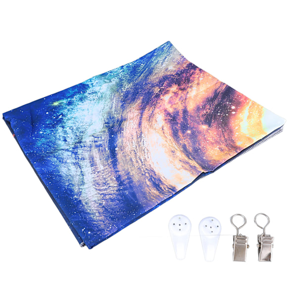 Musta valo Tapestry HD-tulostus Erinomainen väriä kestävä UV-reaktiivinen Tapestry makuuhuoneen olohuoneeseen GTXK 166 150x130cm/59.1x51.2in (L x K)