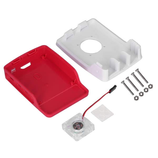 Beskyttelsesetui til Raspberry Pi ABS-kabinet Husdæksel med køleventilator Gennemsigtig ventilator