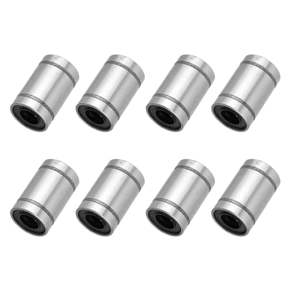 8 stk. LM6UU 6mm lineær bevegelses kulelagerbøssing for 3D-skriver CNC-deler