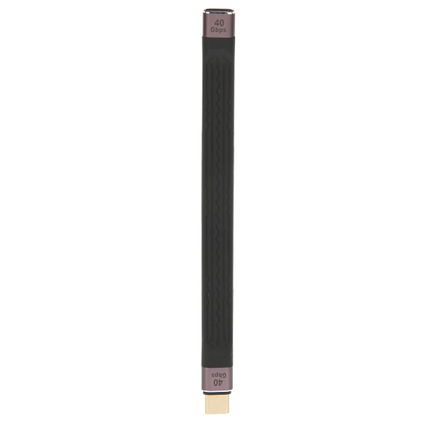Kort USB C-kabel 40 Gbps Dual Head FPC Holdbar Type C hann til hunn PD 100W hurtigladeledning