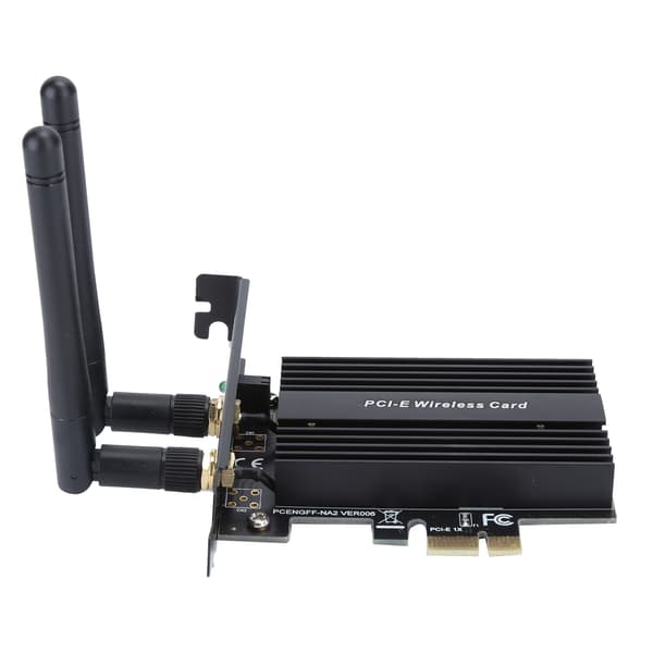 PCI Express WiFi 6-adapter 3000 Mbps til Intel AX200 Pro 802.11ax 2.4G/5Ghz til Bluetooth 5.0 Sort