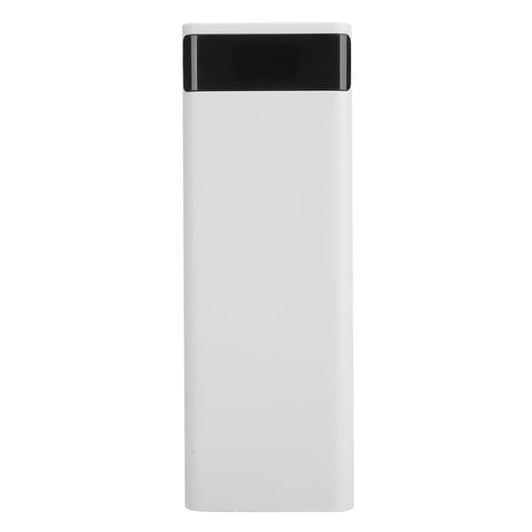 10x18650 Batterikasse Bærbar Strømkilde Ingen Svejsning Jacking DIY Power Bank Shell Kit Tilbehør hvid