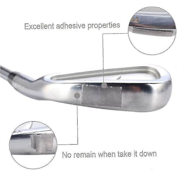 Golf Blytejp Hög Densitet Självhäftande Silverbelagd Vikt Rulle 254x12.7mm