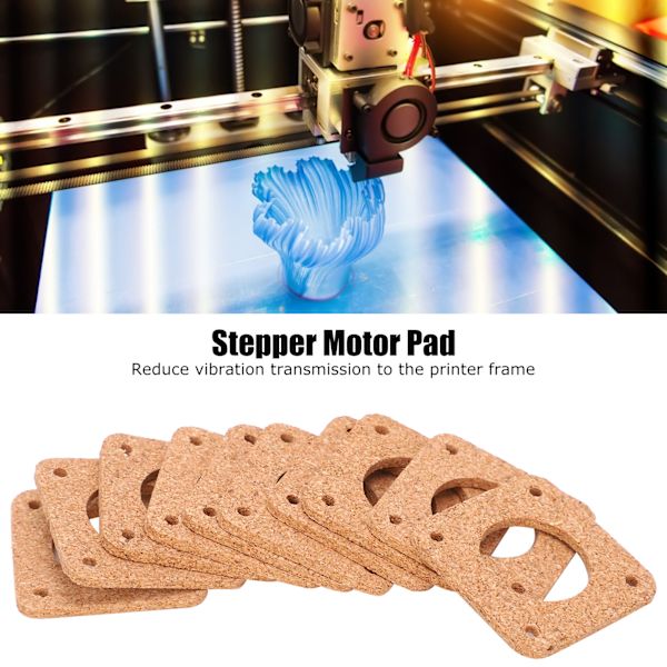 20 STK 42 Stepper Motor Dæmper 3D Printer Kork Motor Washer Damp Pad