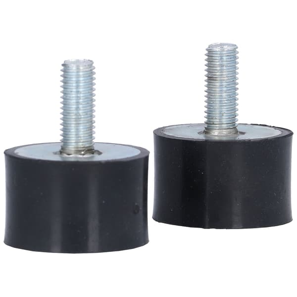 2 st. antivibrationsfäste gummiisolator för luftkompressor dieselmotor VD M10 25 mm
