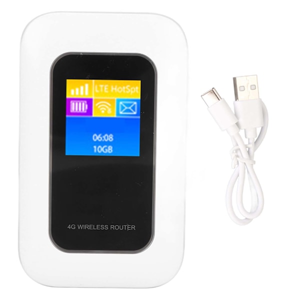 Mobiili WiFi-tukiasema 5G 4G LTE Lukitsematon Tukiasema Laitte Portable Mini WiFi Reititin SIM-korttipaikalla Matkustamiseen
