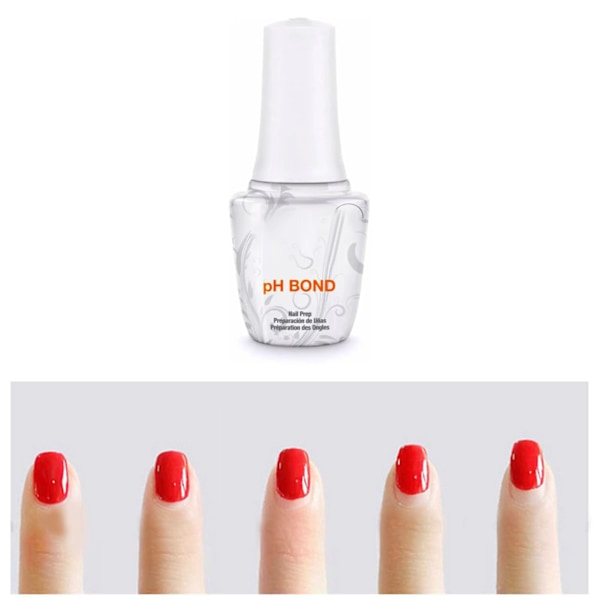 Nagelprimer Professionell Hög Glans Hållbar Tvättfri Snabbt Lufttorkande Primer för Hemma Nagelsalong 15ml
