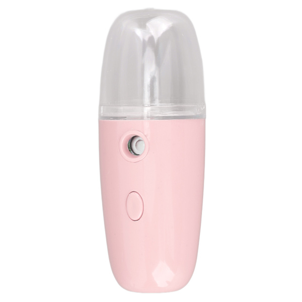 30ML Ansiktsfuktande Mist Sprayer 150mAh Bärbar Ansiktsfuktare för Vandring Rosa