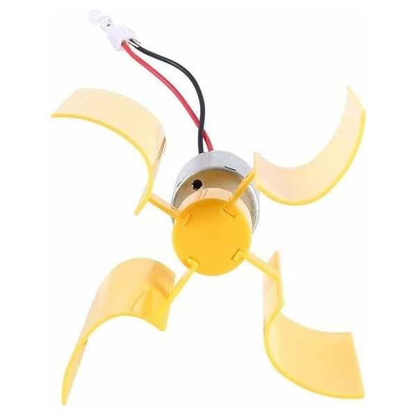 360° Mikro Vindmølle Vertikale Blade - Minimotor til DIY