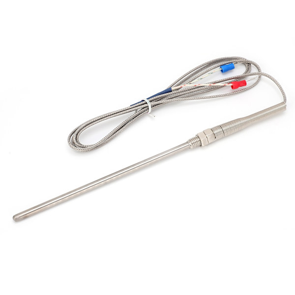5,9 tommer K-type føler termoelement præcis 0-800°C temperaturtest rustfrit stål M8 gevind
