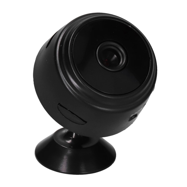 Webkamera HD 1080P trådløst trådløst fjernkontroll oppladbart hjemmekamera for mobiltelefon nettbrett Noir