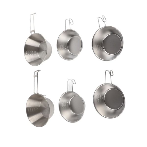 Koreanske tradisjonelle risvinboller 304 rustfritt stål fottur suppebolle for camping backpacking piknik stil 2