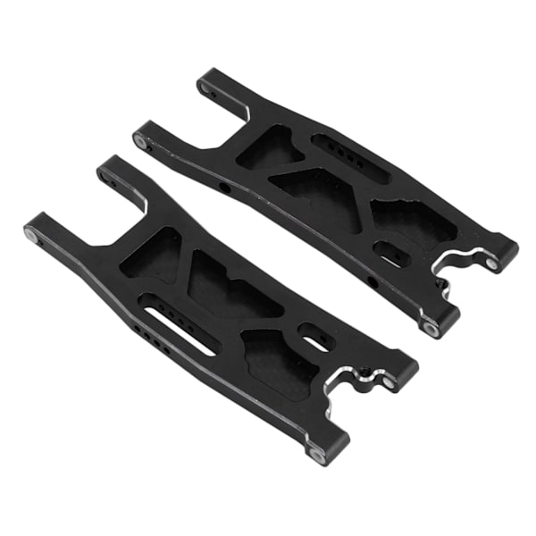 RC-bil bakre fjæringsarm i aluminiumlegering svingarm støvtett karbonplate sett for Traxxas 1/8 Sledge fjernkontrollbil svart