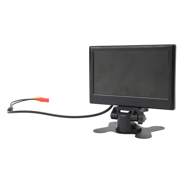 7-tums bilbackkamera, 12 till 24 V, 170 graders vidvinkel, färgskärm, LCD HD, tvåvägs videoingång för lastbil, släpvagn, skåpbil, 4 LED-lampor