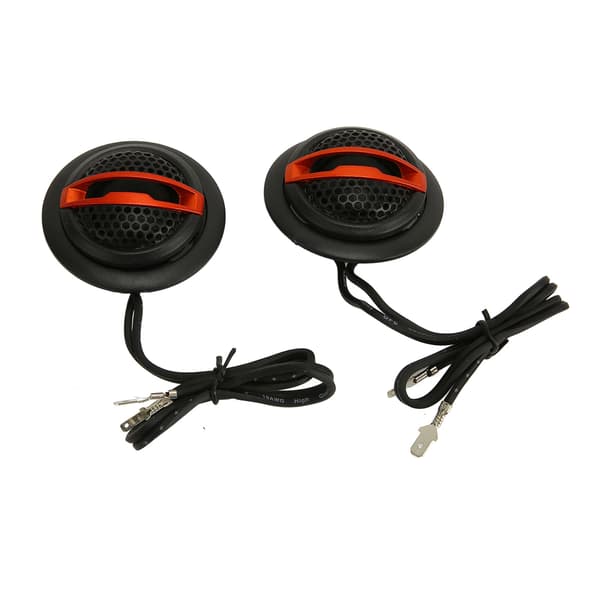 2 stk. bil-diskant Hifi sort kompakt struktur 150W kuppel-diskant med base til alle bil-audiosystemer