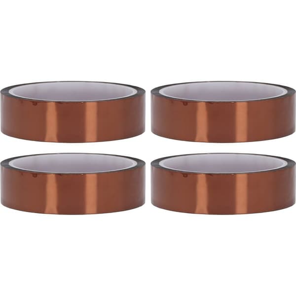 Høytemperatur polyimid tape, 25mm - 4 stk, statisk-resistent