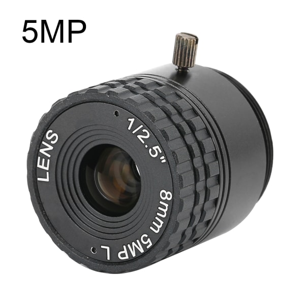8 mm brännvidd kameralins 5 MP högupplöst fältvinkel CCTV-övervakning