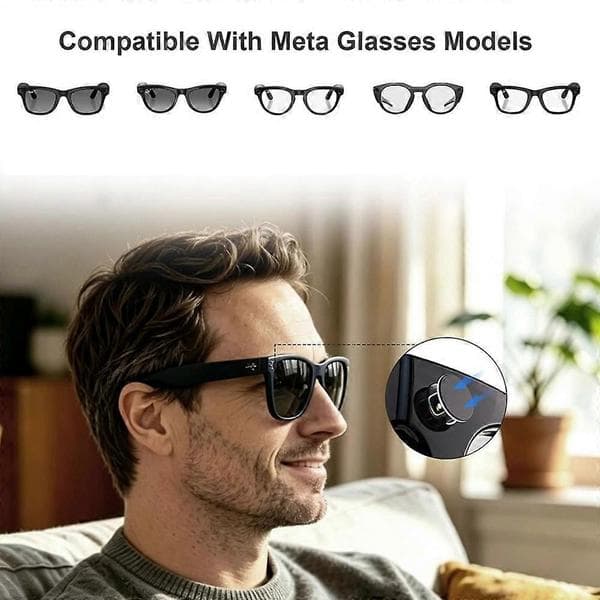 2PCS Glasses Light Shield & LED Blocking Privacy Stickers for Ray Ban Meta Gen 2 Smart AI Glasses Camera Lens Cover