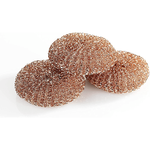 Kupariset tiskirätit - 3 kpl, Kupari, 9 x 2,2 x 9 cm, Kupari