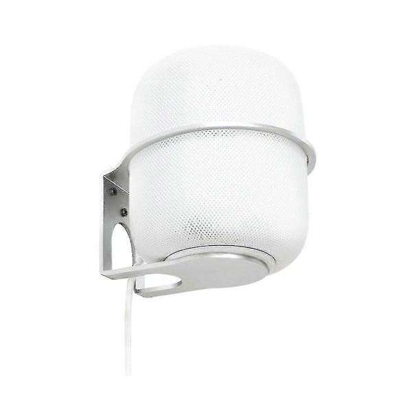 Seinäteline Homepod 2 -kaiuttimelle, tilaa säästävä seinäteline Zekai hopea