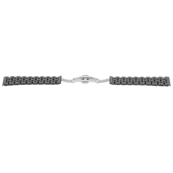 Klokkerem Svart Profesjonell flat klokke Armbåndsrem Erstatning klokkeremtilbehør19 mm / 0,75in