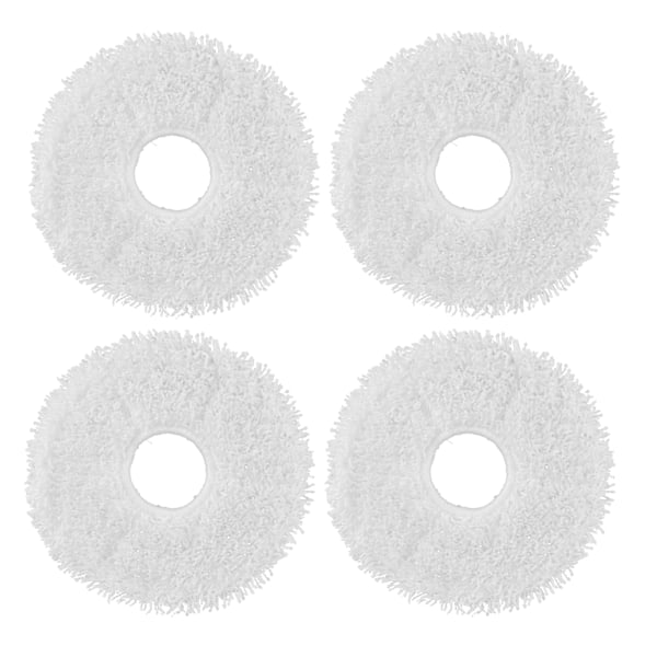 4 stk. Sweeper Mop Pad Fiber Rengjøring Mop Kluterstatning for DEEBOT X1 Feiing Robot