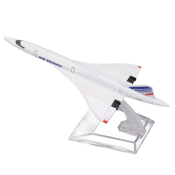Meget Realistisk Støbt Flymodel - 15,5 cm Længde