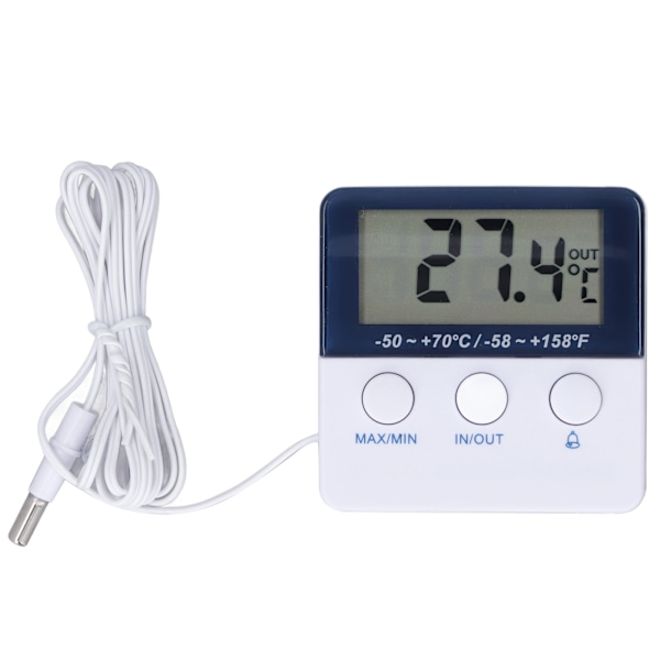 2 i 1 Termometer Hygrometer ℃/℉ Läge Hög Noggrannhet Hög Låg Temperatur Larm Termometer
