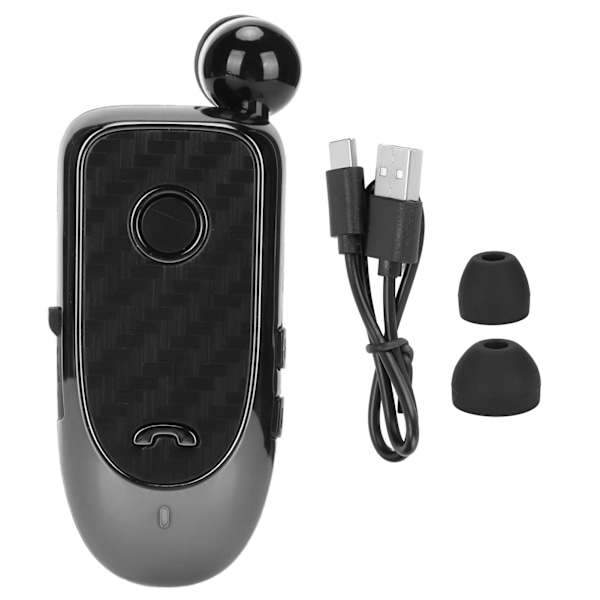 Bluetooth Headset Multifunktion Vibrerande nummerpresentation Clip Trådlösa sporthörlurar för sport