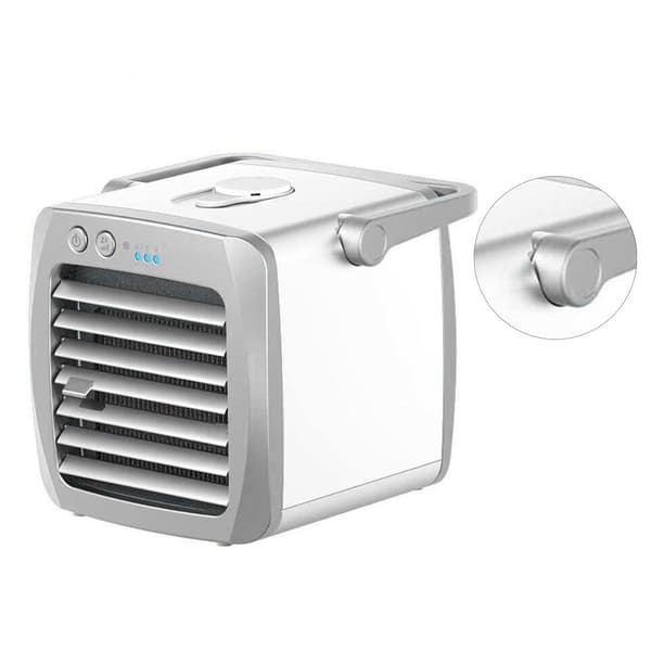 Bærbar Aircondition Mini Luftkøler USB Aircondition til Soveværelse Kontorbord