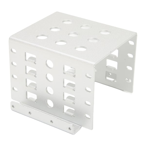 2,5-tommers HDD-monteringsstativ aluminiumslegering hul design høy hardhet 2,5 tommers harddiskbur for 2,5 tommer IDE HDD SSD Sølv