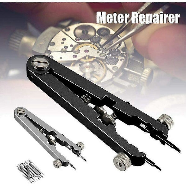 Pin Spring Clip + Standard Spring Clip for Klokkerem (Sølv)