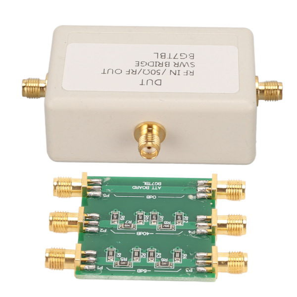 SWR High Power Bridge 1‑500Mhz 3 Ports Standing Wave Ratio Bridge til antennemåling RF-matchende kredsløbsbro og dæmper