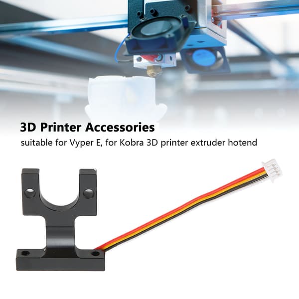 Extruder Hotend Fixeringsmodul Metall PVC Enkel Installation Stabil Säker Hotend Auto Nivelleringsmodul för Vyper E