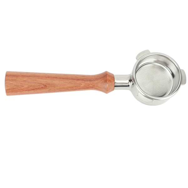 Pohjaton portafilter 54mm 3 korvaa Massiivipuukahva Ruostumaton teräs Kahvipohjaton suodatin Breville 8 -sarjalle F -tyyppi Brasilialainen ruusupuu